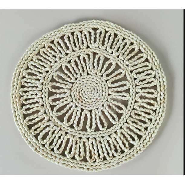 Manta tejida | Manta de lino para decoración del hogar y sala de estar acogedora | Manta suave de fibra natural de 76 x 76 cm para cama, sofá y oficina | Manta decorativa para sofá y mesita de noche