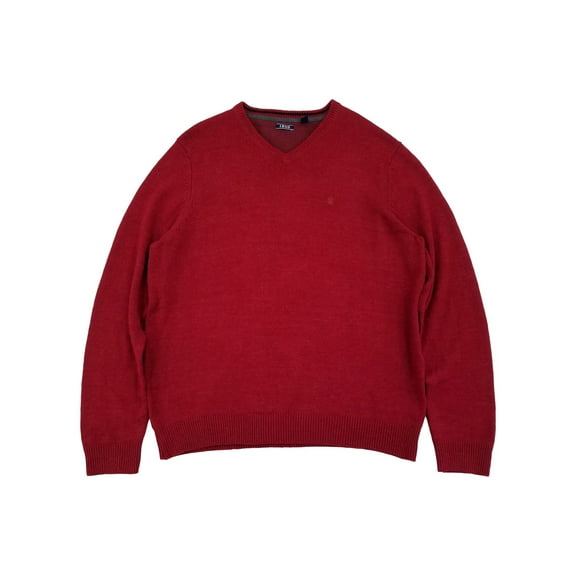 IZOD Mens Biking Red Premium Essentials Lightweight V-Neck Sweater XXL