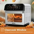 thumbnail image 4 of WHALL 12QT Touchscreen Air Fryer Toaster Oven, 12 Pre-set Menus, Clear Window, Less Oil, 4 of 7