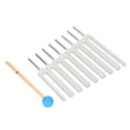 thumbnail image 4 of Conjunto de Horquillas, 8pcs Tuning Hammer Aluminio aluminio aluminio Alta Precisión para la Meditacia para Alivio del Dolor, 4 of 7