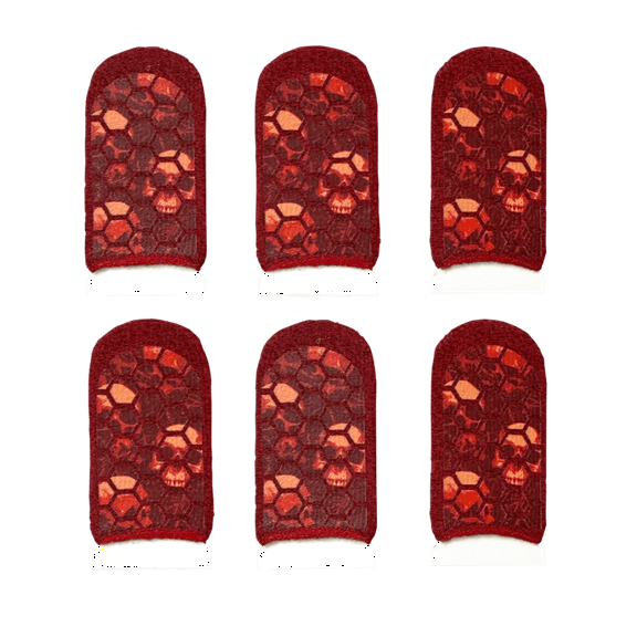 6 Pack Mobile Gaming Corps ClawSocks Phone Gaming Finger Sleeves - Blood and Skulls