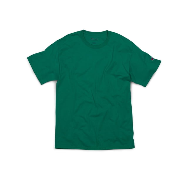 Champion T-Shirt à Manches Courtes pour Hommes, P, Vert Foncé
