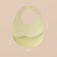 thumbnail image 4 of Dining Bib Newborn Silicone Bib Baby Rice Pocket Waterproof Adjustable Length Safe Foldable Bib Baby Eating Bib, 4 of 7