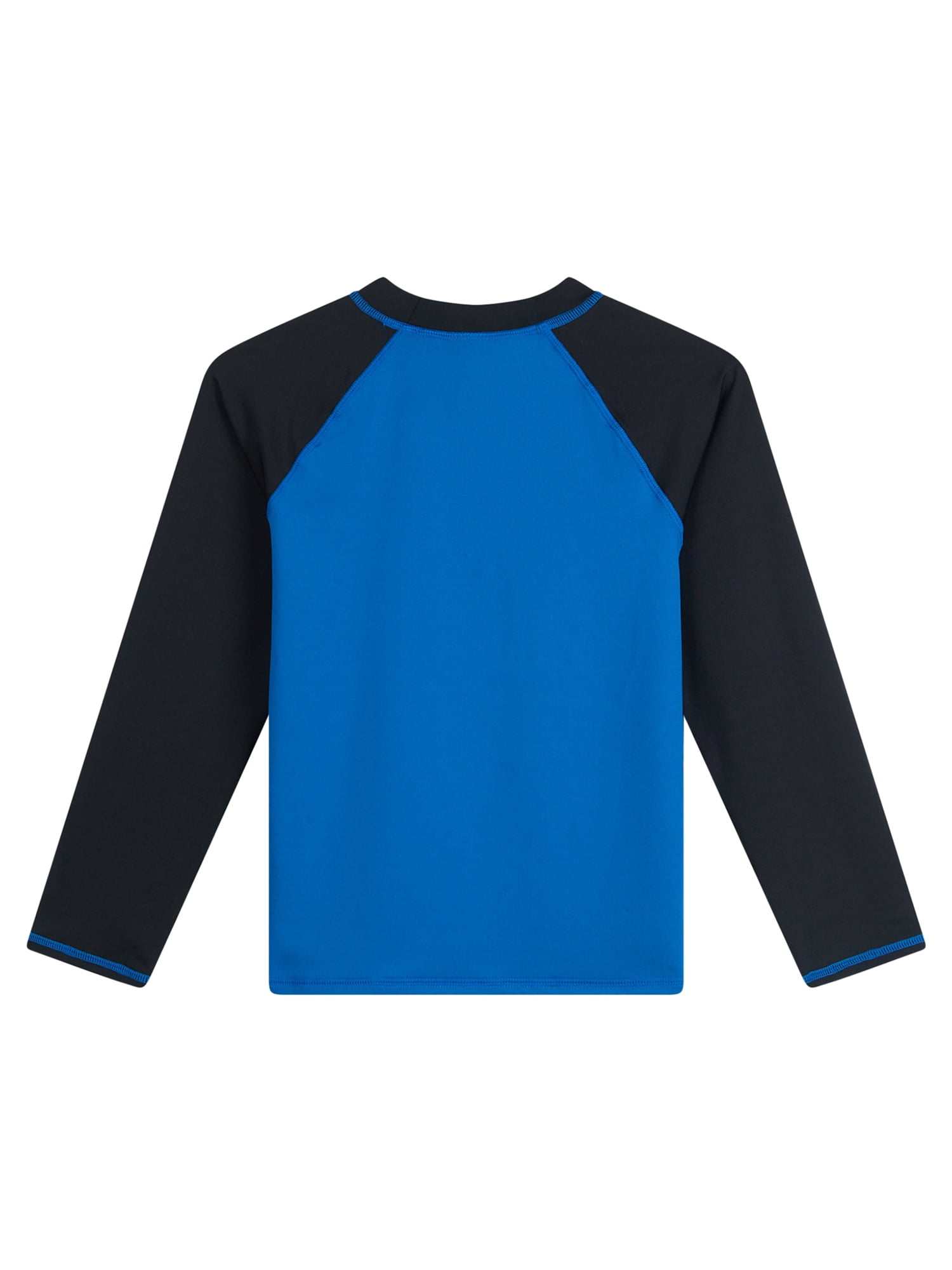 Reebok Boys Long Sleeve Rashguard with UPF 50+ Protection, Sizes 4-18