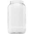 thumbnail image 4 of 1 Gallon Plastic Jar 2 Pack Wide Mouth, Clear, with Lined Fresh Seal Lid, Shatter-Proof Container Storage PET 1 BPA Free 4 Quart 128 oz …, 4 of 6