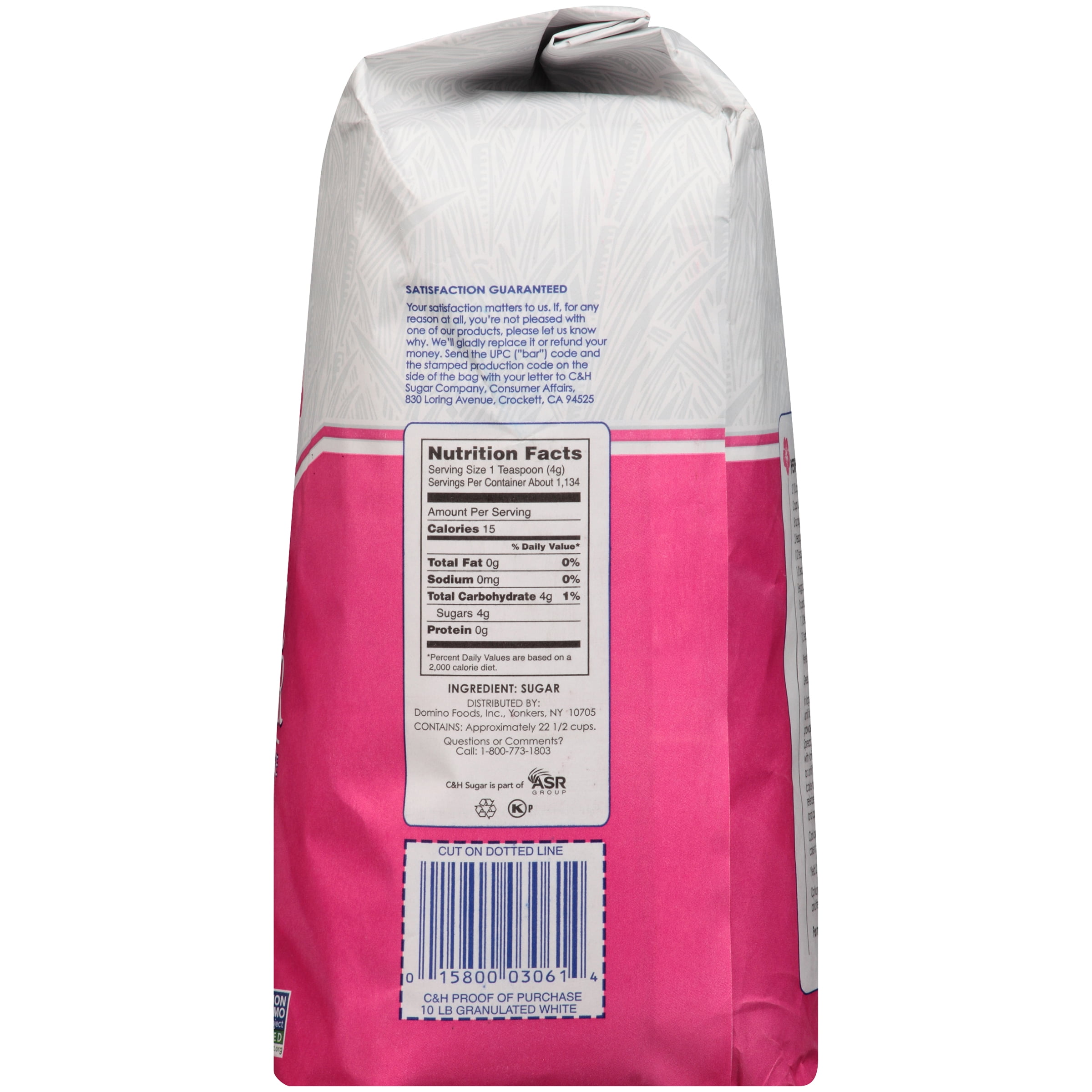 C&H Premium Pure Cane Granulated Sugar, 10 Lb - Walmart.com