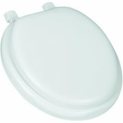Mayfair 13EC 000 Soft Cushioned Toilet Seat, 1 Pack Round, White