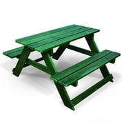 KidKraft Children's Adirondack Picnic Table, Green