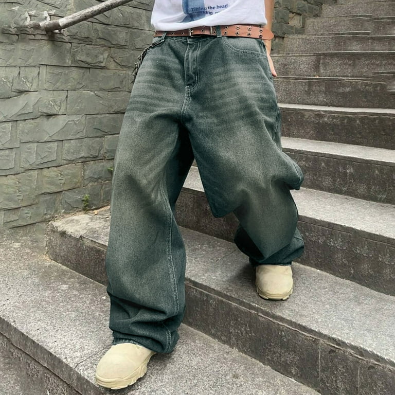 GHSOHS Jeans for Men Sweatpants Cargo Pants Mens Jeans Low Rise