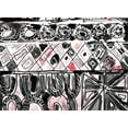 thumbnail image 2 of Pattinian, Merri 32x25 Gold Ornate Wood Framed with Double Matting Museum Art Print Titled - Many Levels II, 2 of 4