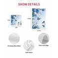 thumbnail image 7 of Blue White Floral Kitchen Dish Towels for Drying Dishes Set of 4, Ombre Tulips Modern Art Spring Waffle Weave Microfiber Hand Tea Bathroom Towels Quick Dry & Absorbent Towel 15.7x23.6, 7 of 7