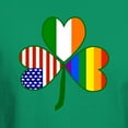 thumbnail image 3 of CafePress - Gay Pride Shamrock Dark T Shirt - Men's Classic Graphic Cotton T-Shirt, 3 of 4