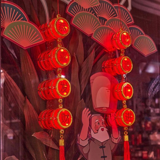 1 Par Colgante de Lámpara de Cortina Perfecl luces de Hadas 90 cm interior y exterior