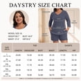 thumbnail image 6 of Daystry Womens Plus Size Pajama Sets 2 Piece Summer 3/4 Sleeve Tops Shorts with Pockets for Lounge Sleepwear L-4XL, 6 of 9
