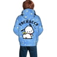 thumbnail image 5 of Sanrio Pochacco Kids' Hoodie 3d Print Sweatshirt Soft Pullover Hooded With Big Pockets Fans Gifts For Boys Or Girls Small, 5 of 7