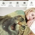 thumbnail image 3 of BCIIG Funny Cat Throw Blanket - Ultra Soft, Plush, Lightweight, Warm, Fuzzy Flannel Blanket for Couch, Bedroom, Travel, Sofa, Living Room, Outdoor  40x50in, 3 of 6