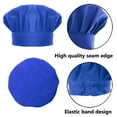 thumbnail image 3 of TOPTIE Kids Apron and Chef Hat Set, Adjustable Cotton Child Cooking Kitchen Apron, S-XXL-Blue-XL, 3 of 6