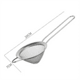 thumbnail image 3 of 2Pcs Stainless Steel Tea Strainer Small Conical Cone Mesh for Cocktails Coffee Juice Tea, Silver, 3 of 7