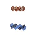 thumbnail image 1 of 2 piezas de joyería para niñas, accesorios geométricos de moda, accesorio de decoración de pinza de cabellero con colgante de Yinane Clip de pelo geométrico acrílico, 1 of 8