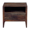 thumbnail image 3 of Porter Designs Fall River Solid Sheesham Wood Nightstand - Brown., 3 of 12
