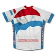 thumbnail image 2 of Luxembourg Flag Short Sleeve Cycling Jersey  for Men - Size XL, 2 of 3