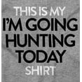 thumbnail image 2 of I'm Going Hunting Today Plus Size Long Sleeve Graphic Tee Shirt Brisco Brands 2X, 2 of 5