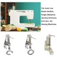 thumbnail image 2 of Large Metal Darning/Free Motion Sewing Machine Presser Foot Quilting Embroidery Foot for for All Low Shank Brother Singer Babylock Janome and More Sewing Machines, 2 of 7