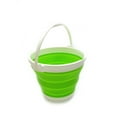 thumbnail image 5 of SAMMART  10L (2.64Gallon) Collapsible Fishing Bucket with Locking Lid - Foldable Round Tub - Portable Plastic Water Pail - Space Saving Outdoor Waterpot - Trunk Organizer For All Types Of Vehicles, 5 of 8