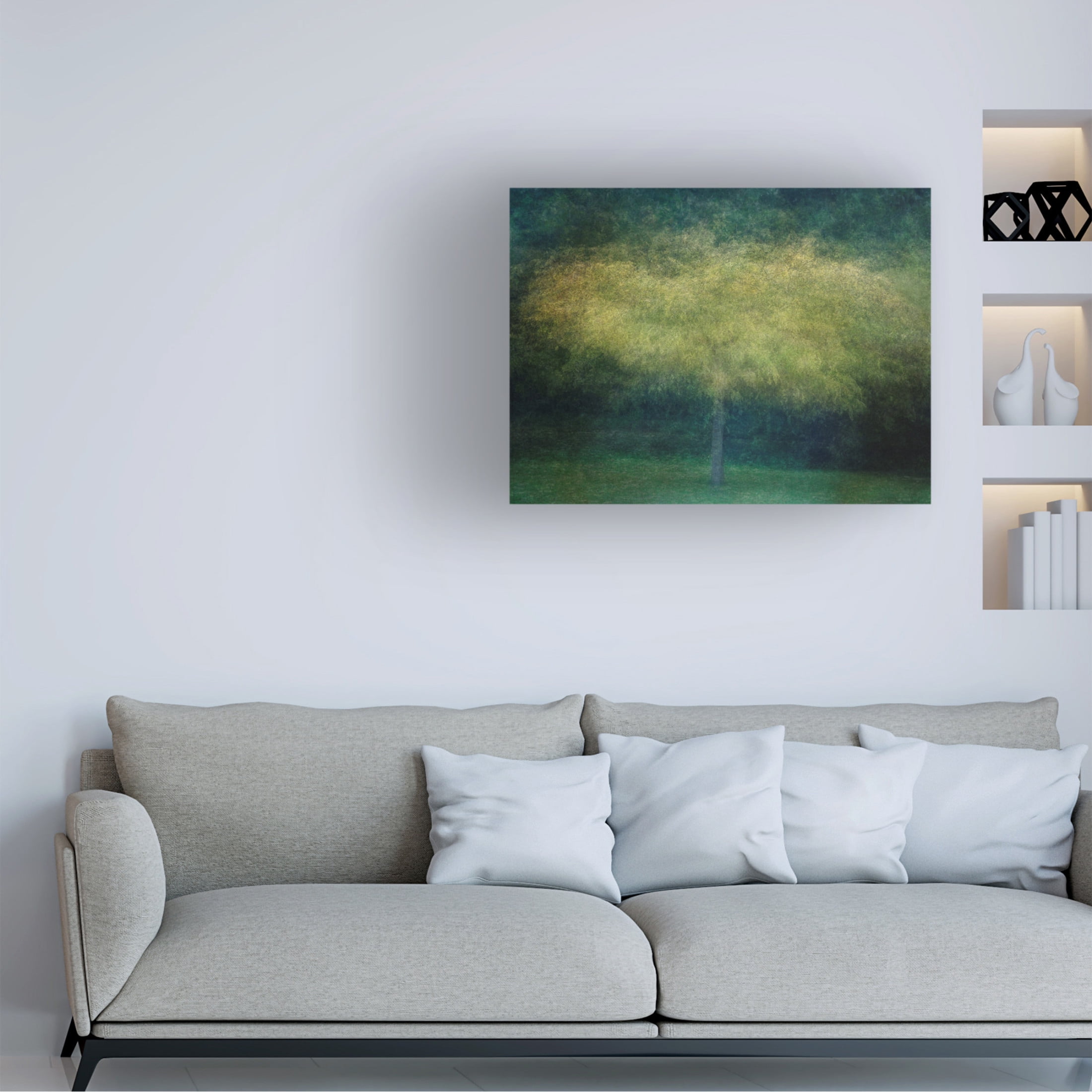 Canvas Wall Art - Nel Talen 'A Tree' Wall Art for Living Room, Bedroom, or Office Décor by Trademark Fine Art - 47 x 35 Inches