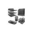 thumbnail image 2 of Lorell, Mesh Desktop Organizer, 1 Each, Black, 2 of 6