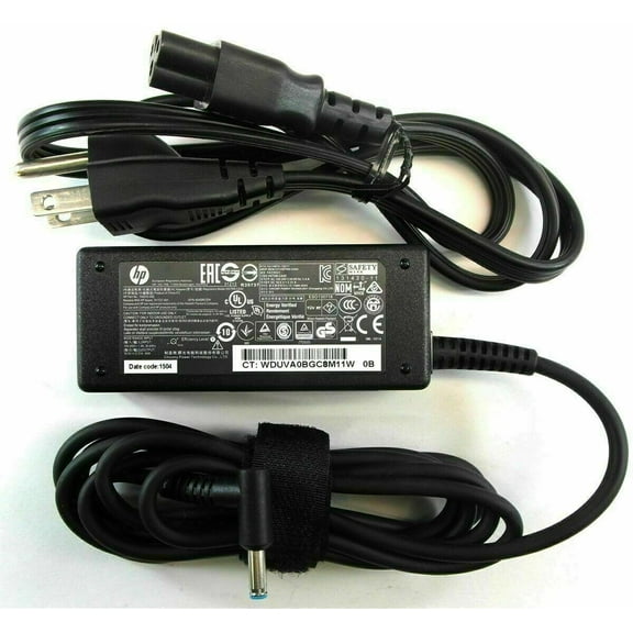Restored HP 45W blue tip laptop AC Adapter Power Supply charger 19.5V(Refurbished)