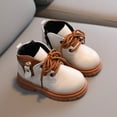 thumbnail image 3 of fvwitlyh Boys Boots Toddler Work Boots Size 8 Toddler Boys And Girls Booties Little Kid Shoes Short Boots Casual Kids outside Winter Boots, 3 of 5