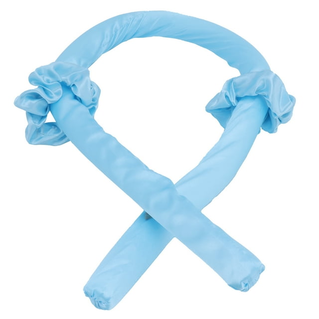 Hair Curler, 1.2x39.4in Material Heatless Curling Rod Fabric Heatless For Daily Wear For Banquets For Birthday Parties Blue