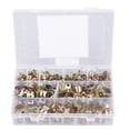 thumbnail image 2 of Assortiment de Collier de Tuyau de Ressort, 160Pcs Ressort Portable Bande Clip Large Application 6-17mm Antirouille pour Bateau, 2 of 8