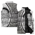 thumbnail image 3 of Chaqueta sin mangas de invierno para hombre, chaqueta con estampado de arte abstracto en 3D, chaleco para deportes al aire libre, acampada, chaqueta de moda para hombre, 3 of 5