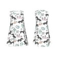 thumbnail image 7 of Lsque Dachshund Dog Puppy Pattern Summer Dresses for Women – Sleeveless T-Shirt Swing Sundress, Perfect for the Beach and Casual Days, 7 of 7