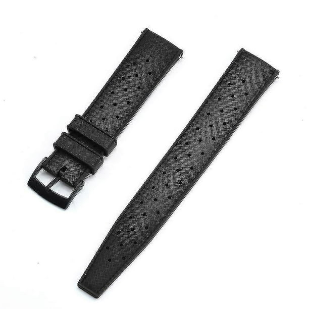 Tropical Fluoro Rubber Watch Strap 20mm Replacement For Seiko Srp777j1 Watch Band Diving Waterproof Bracelet Strap 22mm For Men-blue Black