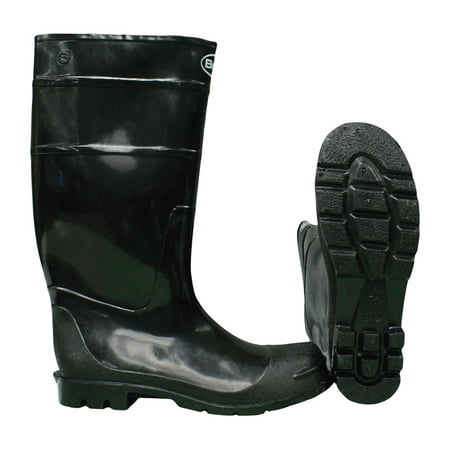 Image of Boss 8008680 Black PVC Unisex Rain Boots Size 8