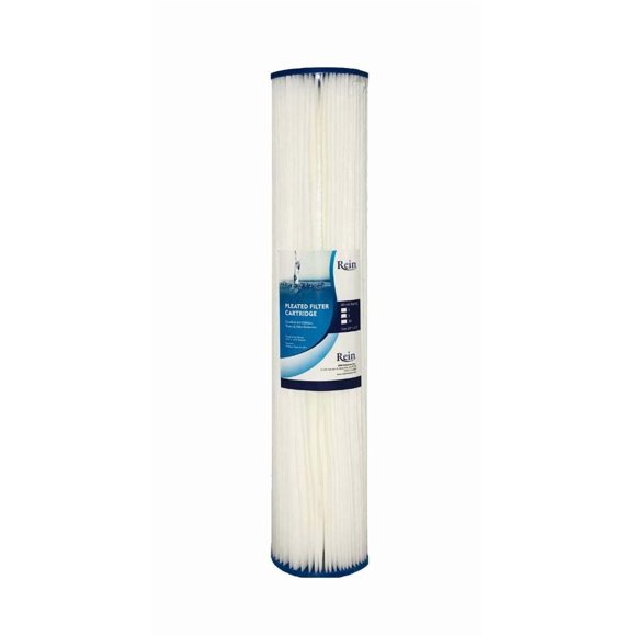 Whole House 20" x 4.5" Full Flow Pleated Sediment Filter Replacement Cartridge 5 Micron - Compatible with ECP5-BB, AP810-2, HDC3001, CP5-BB, SPC-45-1005, ECP1-20BB