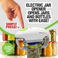 thumbnail image 6 of RoboTwist Electric Automatic Jar Opener for Seniors Arthritis One Touch for Jars of all Sizes As Seen on TV White, 2 Pack, 6 of 8