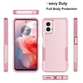 thumbnail image 2 of For Motorola G Power 5G 2024 Case, 2 in 1 PC Phone Case for Moto G Power 5G 2024 Case, Njjex Heavy Duty Rubber & Rugged Shockproof Full Body Protection Case Cover - Pink, 2 of 6