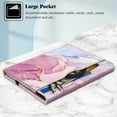 thumbnail image 2 of Fintie Case for 13" Microsoft Surface Pro 10 / Surface Pro 9 5G - Multiple Angle Viewing Portfolio Cover with Pocket and Stylus Holder, Compatible with Type Cover Keyboard, Glittering Marble, 2 of 9
