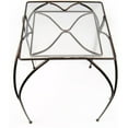 thumbnail image 3 of Plastec Metal Square Saucer Table, Dark Bronze, 15in H, 3 of 3