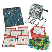 S&S Worldwide Value Bingo Set. Complete Set Includes 8" High Metal Cage, Balls, Masterboard, 102 Bingo Cards and 450 Translucent Bingo Chips. Fun for Any Group of Kids or Seniors!