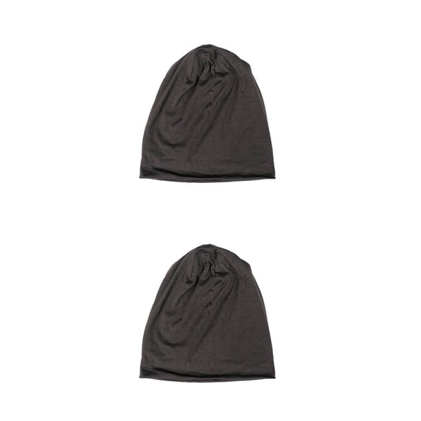 Gorros para adultos Qarigey Sombrero artesanal de punto Gris 2piezas