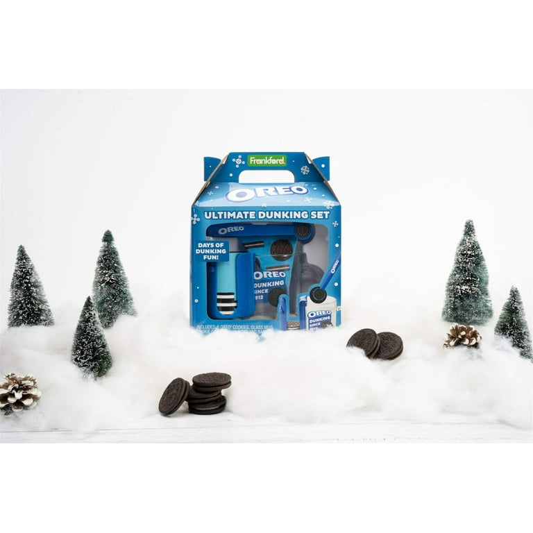 Frankford OREO Ultimate Dunking Gift Set, Glass Mug, Cookie Cage