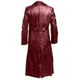 thumbnail image 5 of Trench-coat en Cuir Noir Uniforme Militaire Officier Classique Allemand Ww2, 5 of 5