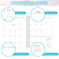 thumbnail image 3 of Planner Zuozee 2025-2027, bobina mensual, tamaño A5, 15 x 21 cm, 3 of 8