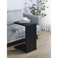 thumbnail image 2 of Clower Engineered Wood C-Shaped Sofa Side Table Black, 2 of 10