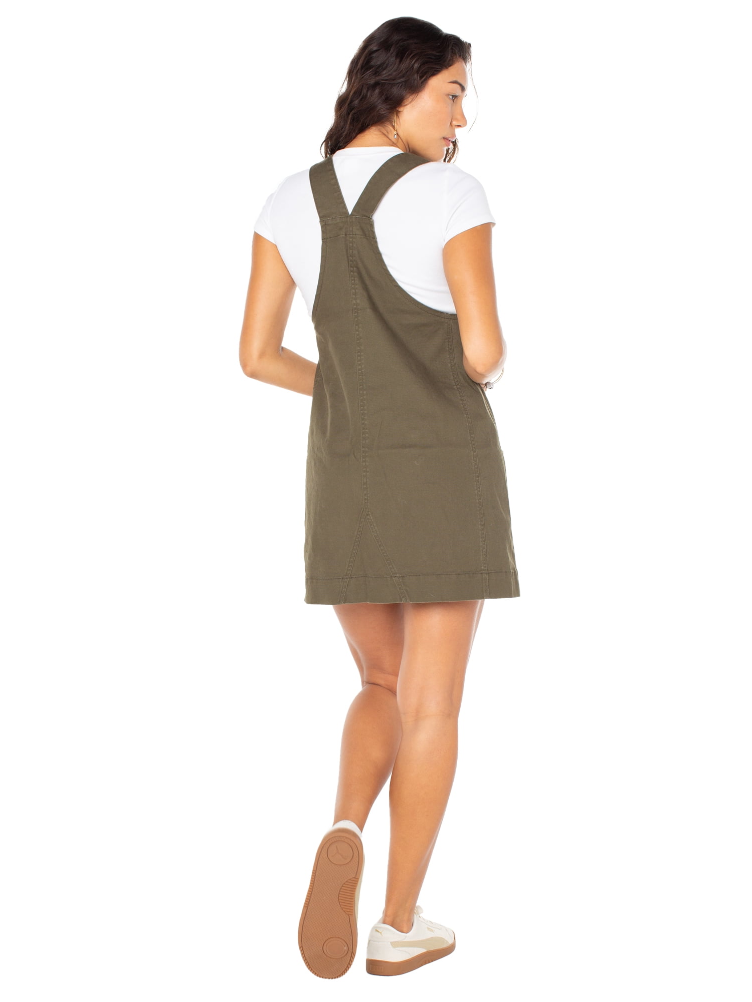 Celebrity Pink Women's and Women's Plus Pinafore Dress, Sizes XS-4X
